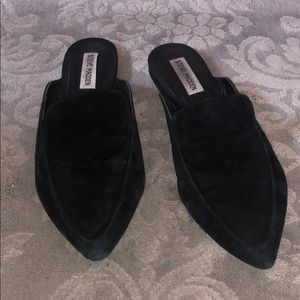 Steve Madden suede mules